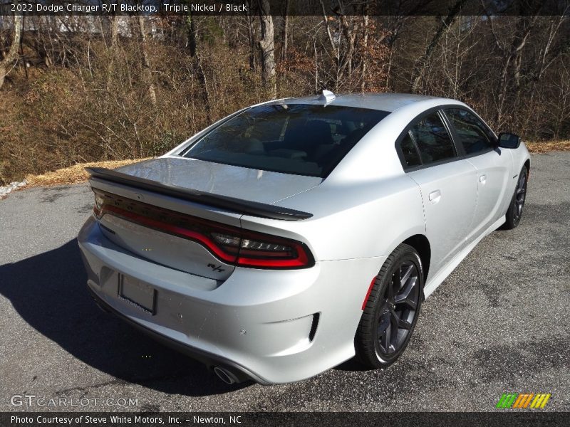 Triple Nickel / Black 2022 Dodge Charger R/T Blacktop