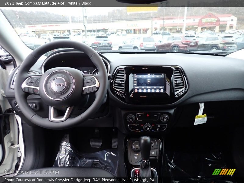 White / Black 2021 Jeep Compass Latitude 4x4