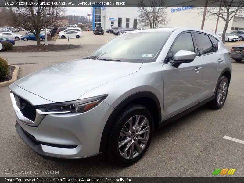Sonic Silver Metallic / Black 2019 Mazda CX-5 Grand Touring AWD