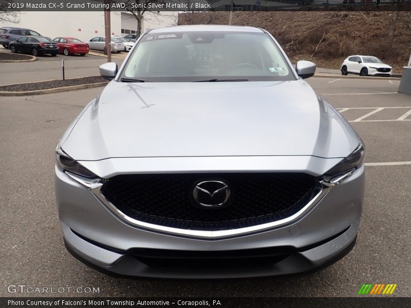 Sonic Silver Metallic / Black 2019 Mazda CX-5 Grand Touring AWD
