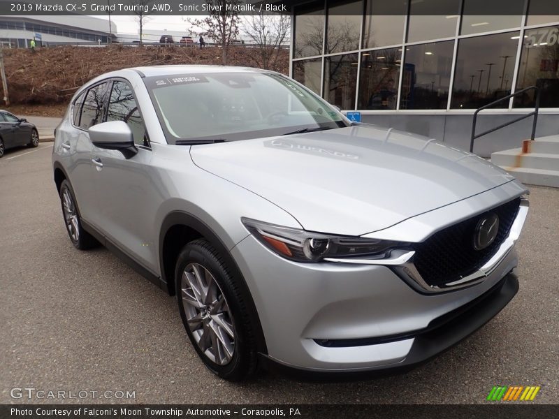 Sonic Silver Metallic / Black 2019 Mazda CX-5 Grand Touring AWD