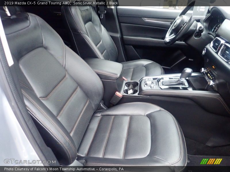 Sonic Silver Metallic / Black 2019 Mazda CX-5 Grand Touring AWD