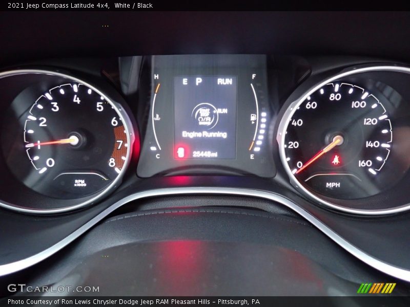 White / Black 2021 Jeep Compass Latitude 4x4