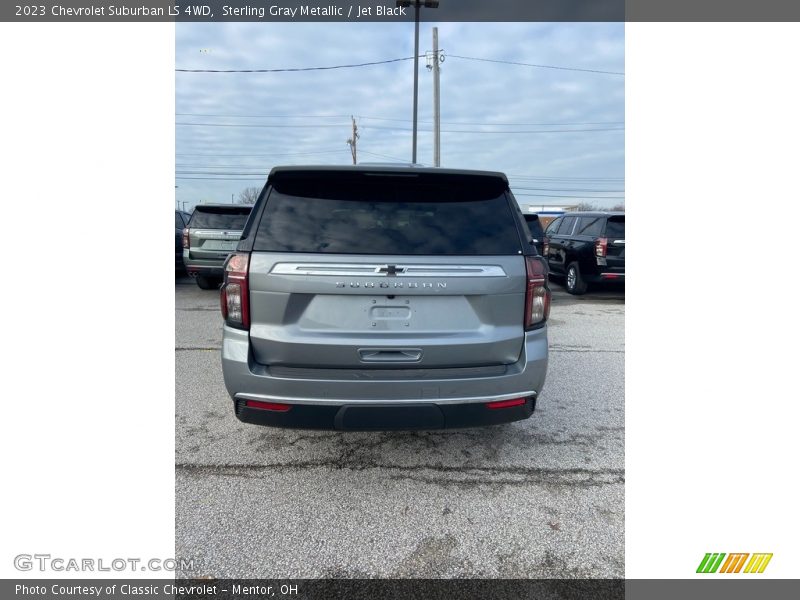 Sterling Gray Metallic / Jet Black 2023 Chevrolet Suburban LS 4WD