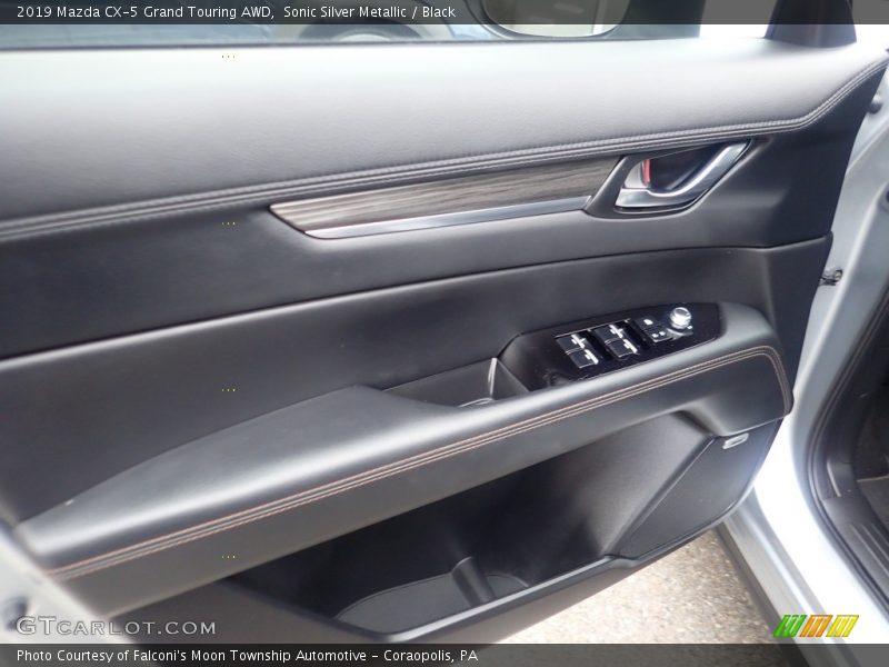 Sonic Silver Metallic / Black 2019 Mazda CX-5 Grand Touring AWD
