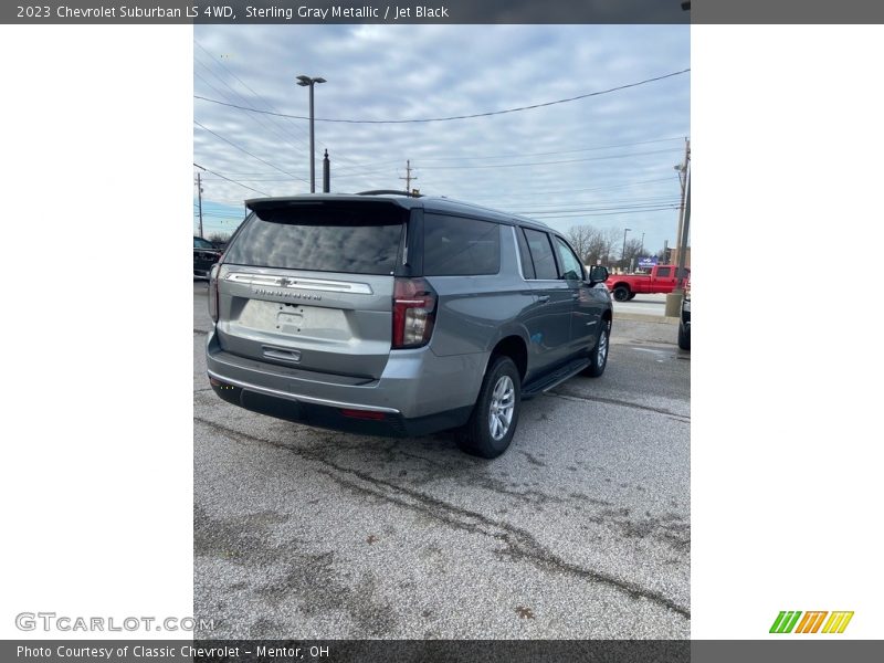 Sterling Gray Metallic / Jet Black 2023 Chevrolet Suburban LS 4WD