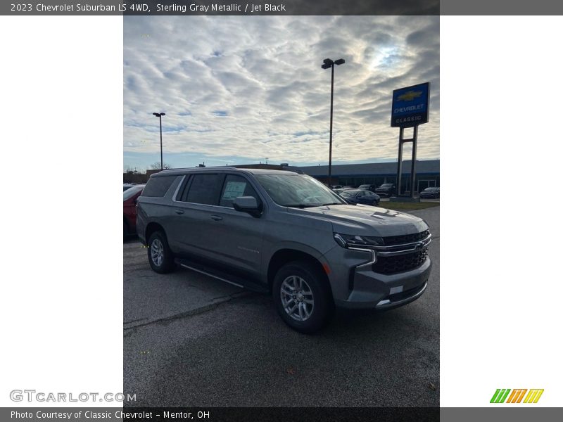 Sterling Gray Metallic / Jet Black 2023 Chevrolet Suburban LS 4WD