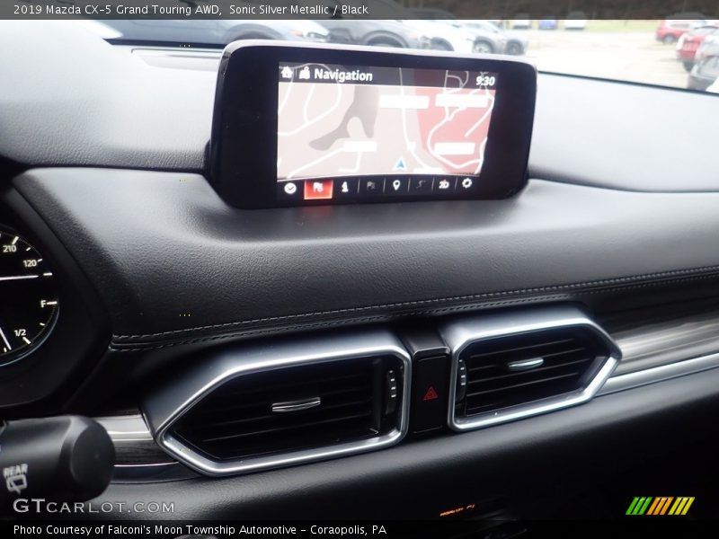 Sonic Silver Metallic / Black 2019 Mazda CX-5 Grand Touring AWD