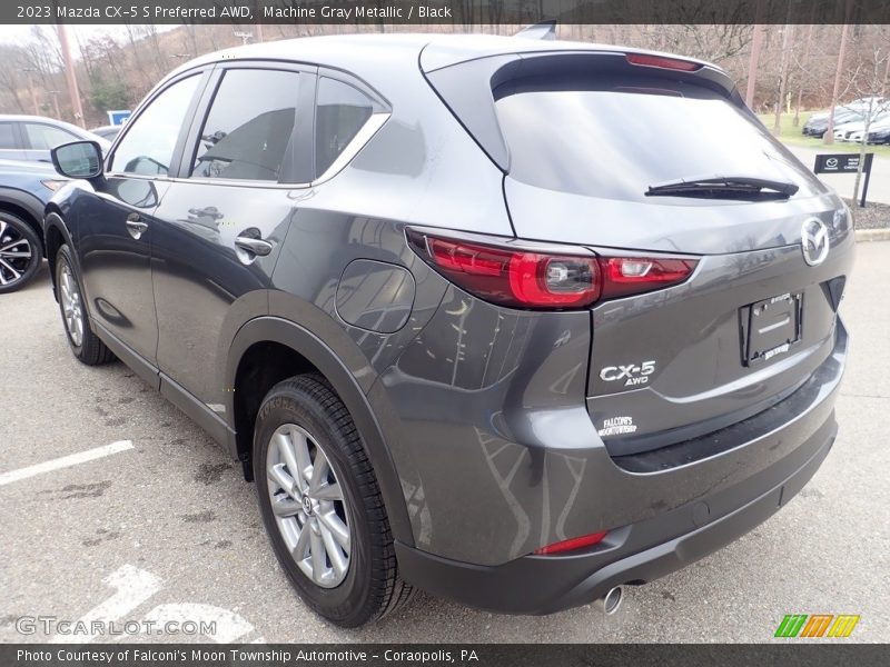 Machine Gray Metallic / Black 2023 Mazda CX-5 S Preferred AWD