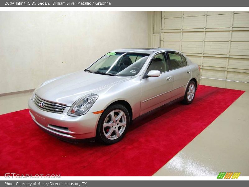 Brilliant Silver Metallic / Graphite 2004 Infiniti G 35 Sedan