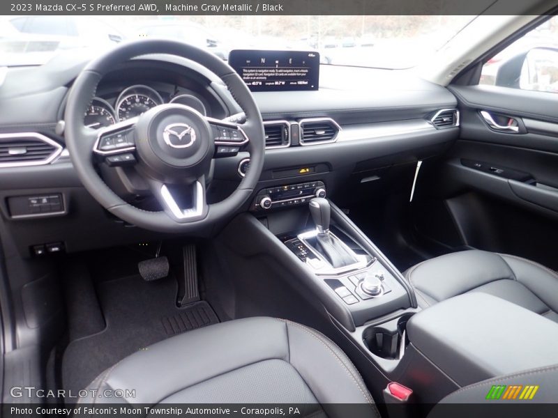 Machine Gray Metallic / Black 2023 Mazda CX-5 S Preferred AWD