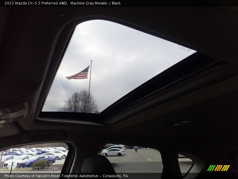 Machine Gray Metallic / Black 2023 Mazda CX-5 S Preferred AWD