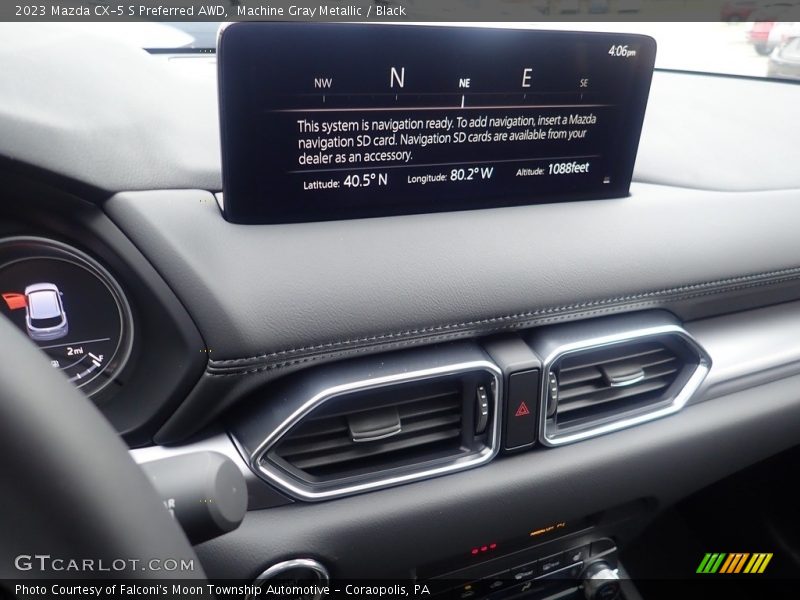 Machine Gray Metallic / Black 2023 Mazda CX-5 S Preferred AWD