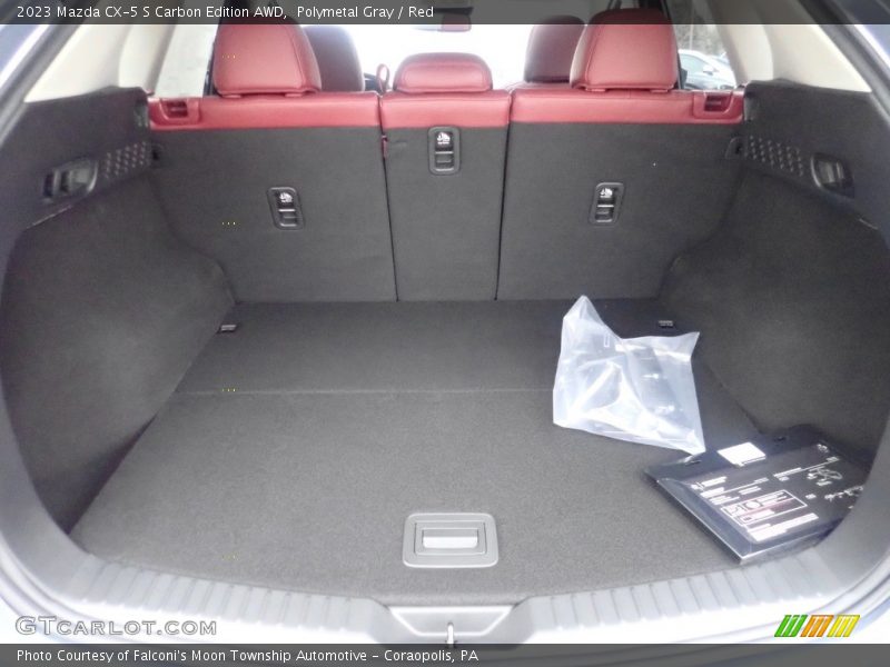 Polymetal Gray / Red 2023 Mazda CX-5 S Carbon Edition AWD