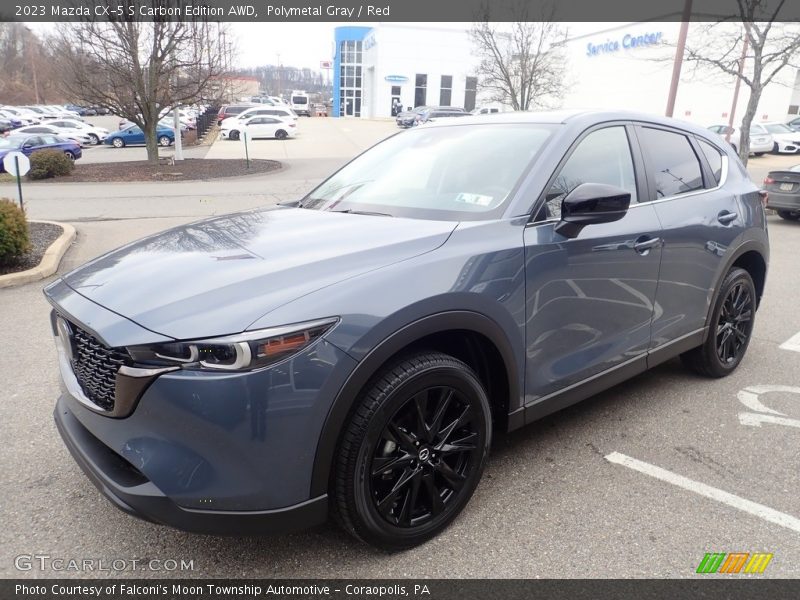 Polymetal Gray / Red 2023 Mazda CX-5 S Carbon Edition AWD