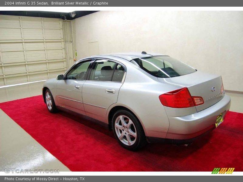 Brilliant Silver Metallic / Graphite 2004 Infiniti G 35 Sedan