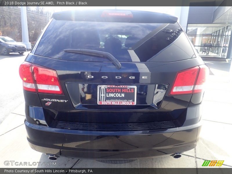Pitch Black / Black 2018 Dodge Journey SE AWD
