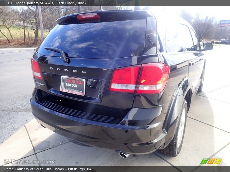 Pitch Black / Black 2018 Dodge Journey SE AWD