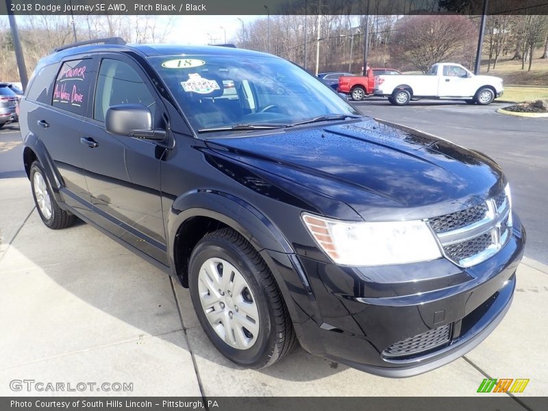 Pitch Black / Black 2018 Dodge Journey SE AWD