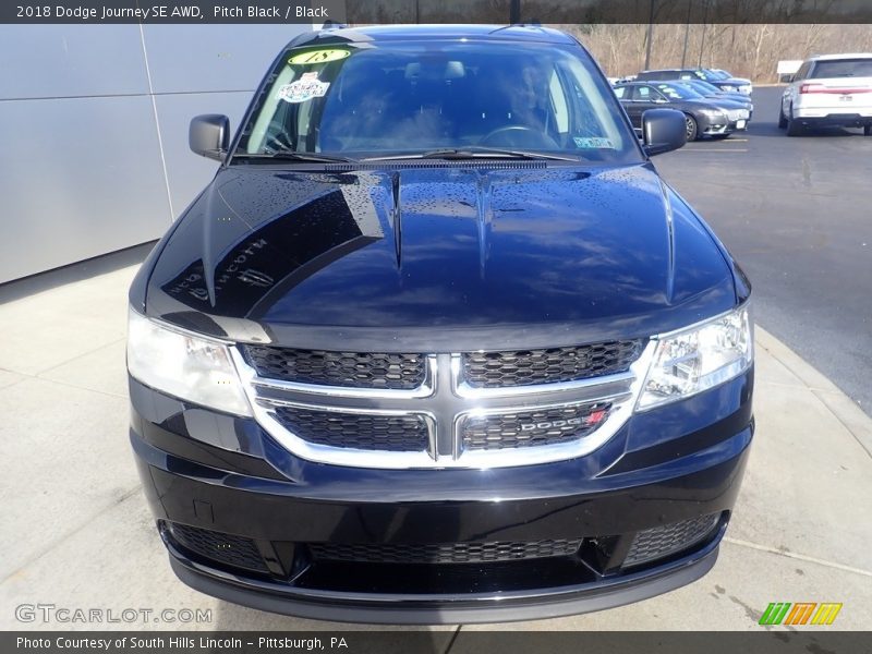 Pitch Black / Black 2018 Dodge Journey SE AWD