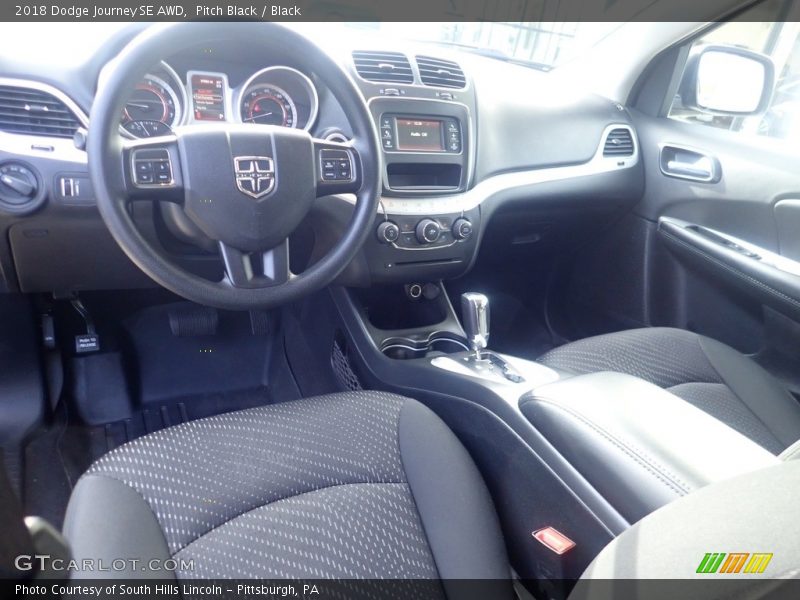 Pitch Black / Black 2018 Dodge Journey SE AWD