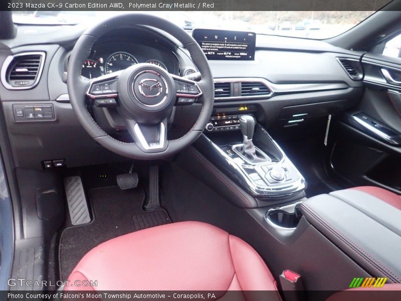  2023 CX-9 Carbon Edition AWD Red Interior