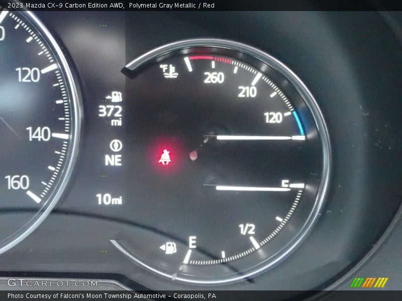 Polymetal Gray Metallic / Red 2023 Mazda CX-9 Carbon Edition AWD