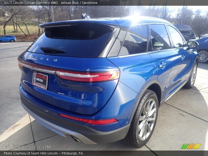 Artisan Blue / Sandstone 2020 Lincoln Corsair Standard AWD
