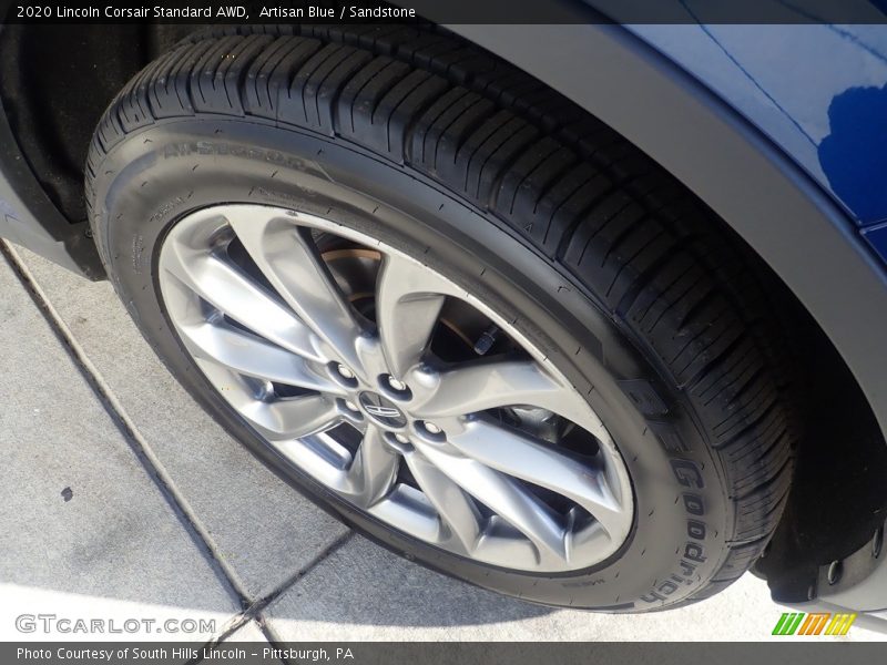 Artisan Blue / Sandstone 2020 Lincoln Corsair Standard AWD