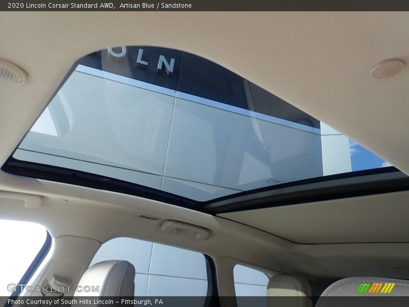 Artisan Blue / Sandstone 2020 Lincoln Corsair Standard AWD