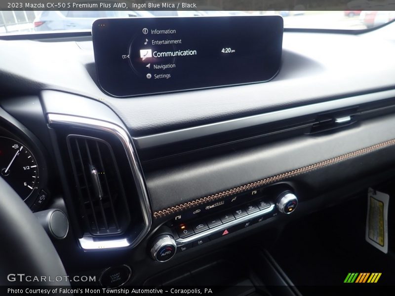 Ingot Blue Mica / Black 2023 Mazda CX-50 S Premium Plus AWD