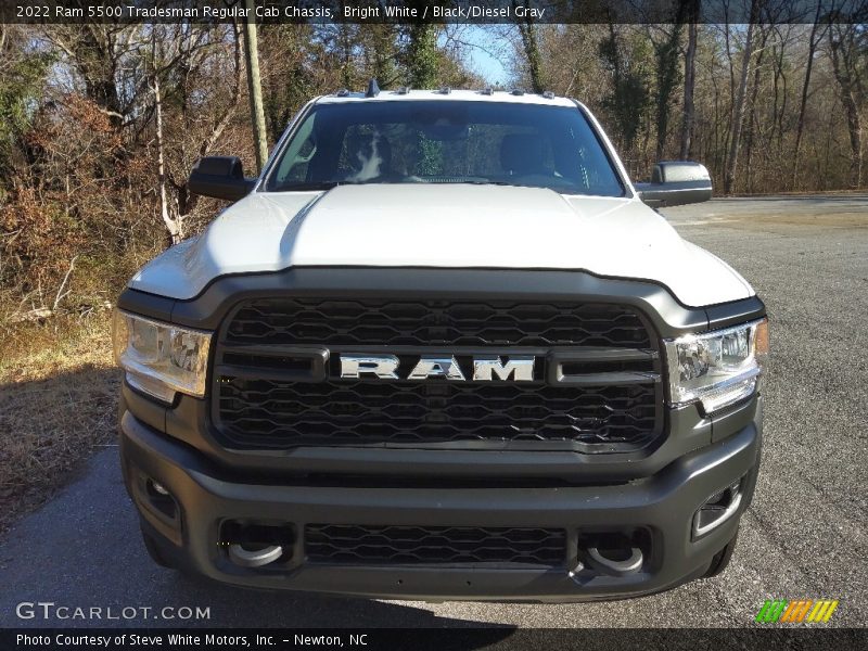 Bright White / Black/Diesel Gray 2022 Ram 5500 Tradesman Regular Cab Chassis