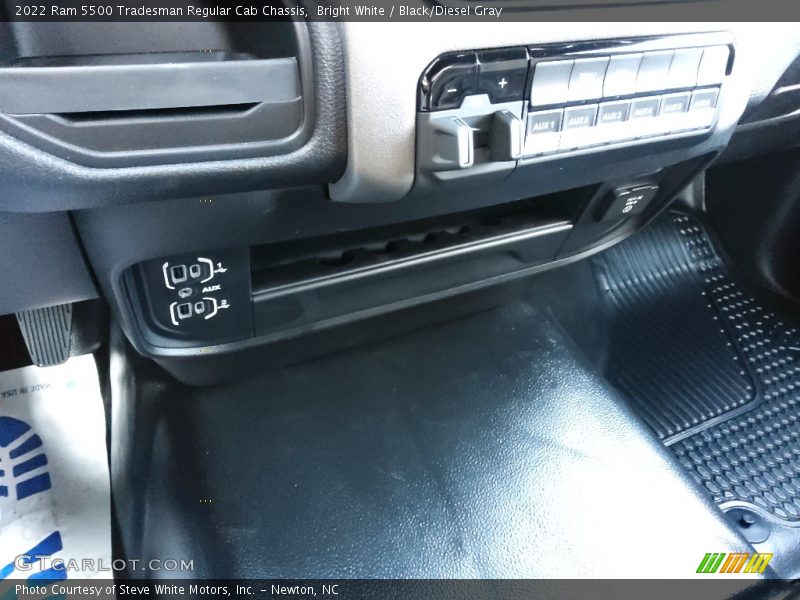 Bright White / Black/Diesel Gray 2022 Ram 5500 Tradesman Regular Cab Chassis
