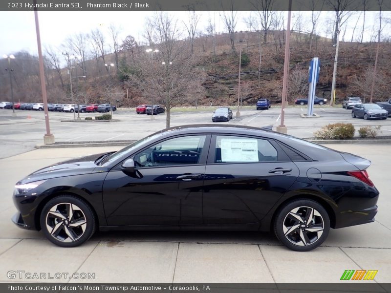 Phantom Black / Black 2023 Hyundai Elantra SEL