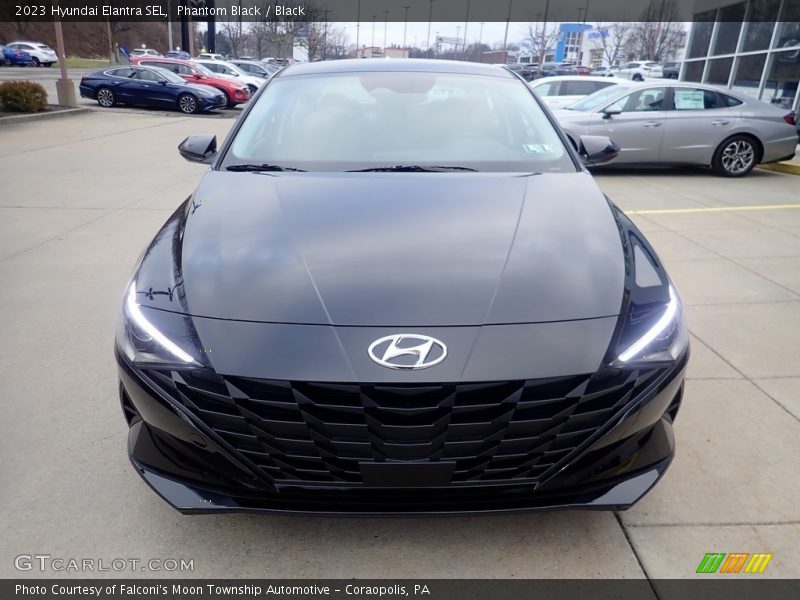 Phantom Black / Black 2023 Hyundai Elantra SEL