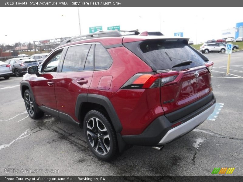 Ruby Flare Pearl / Light Gray 2019 Toyota RAV4 Adventure AWD