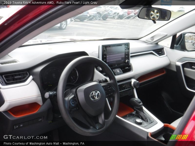 Ruby Flare Pearl / Light Gray 2019 Toyota RAV4 Adventure AWD