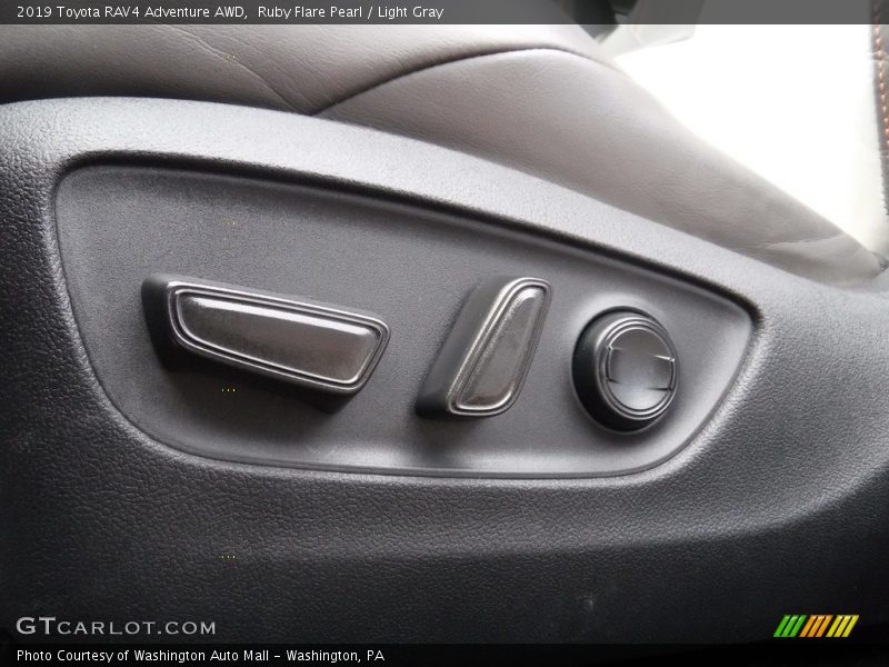 Ruby Flare Pearl / Light Gray 2019 Toyota RAV4 Adventure AWD