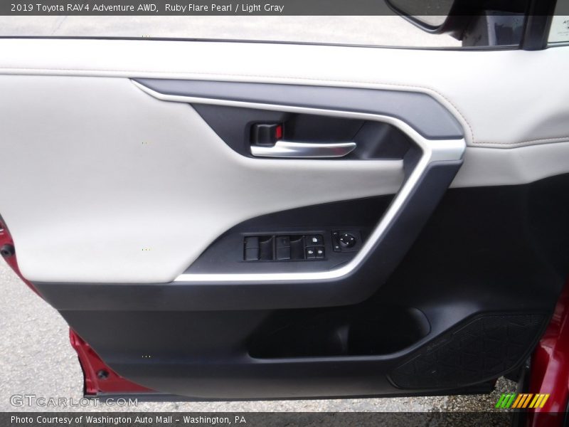 Ruby Flare Pearl / Light Gray 2019 Toyota RAV4 Adventure AWD