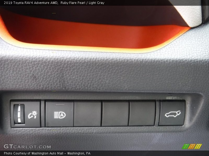 Ruby Flare Pearl / Light Gray 2019 Toyota RAV4 Adventure AWD