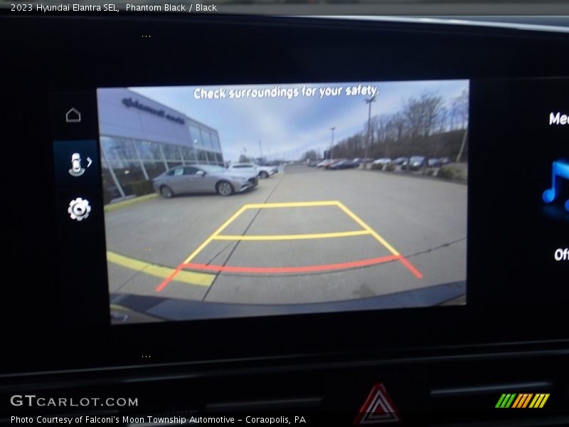 Phantom Black / Black 2023 Hyundai Elantra SEL