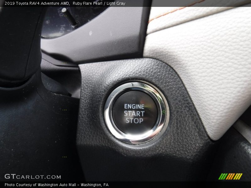 Ruby Flare Pearl / Light Gray 2019 Toyota RAV4 Adventure AWD