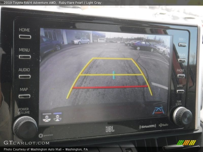 Ruby Flare Pearl / Light Gray 2019 Toyota RAV4 Adventure AWD