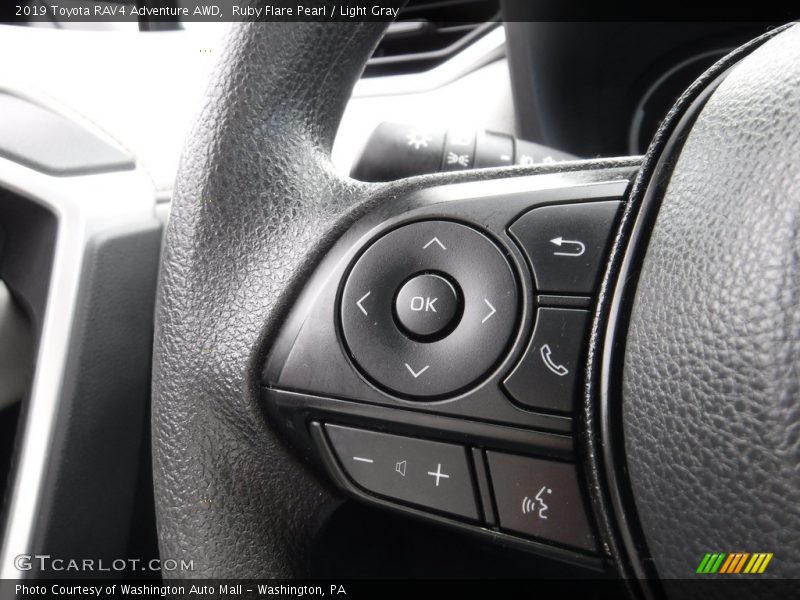 Ruby Flare Pearl / Light Gray 2019 Toyota RAV4 Adventure AWD