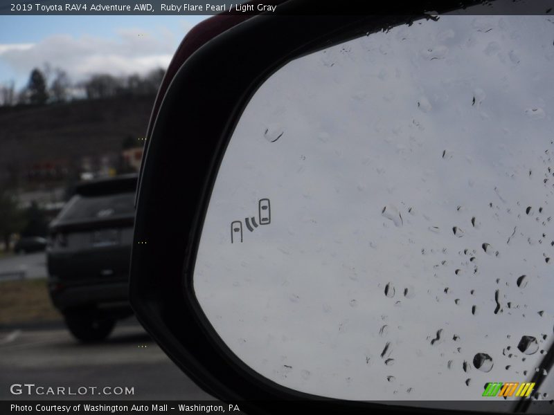 Ruby Flare Pearl / Light Gray 2019 Toyota RAV4 Adventure AWD