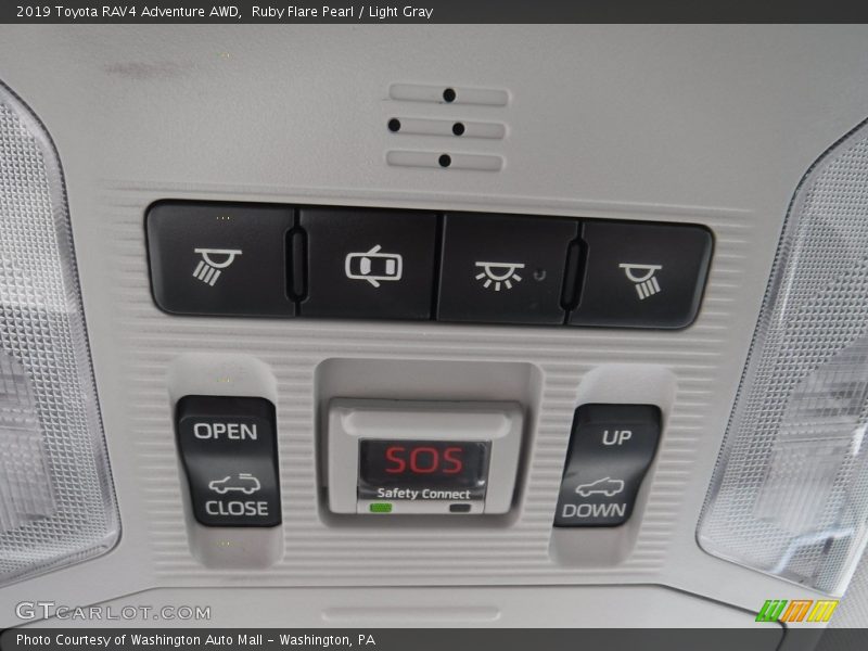 Ruby Flare Pearl / Light Gray 2019 Toyota RAV4 Adventure AWD