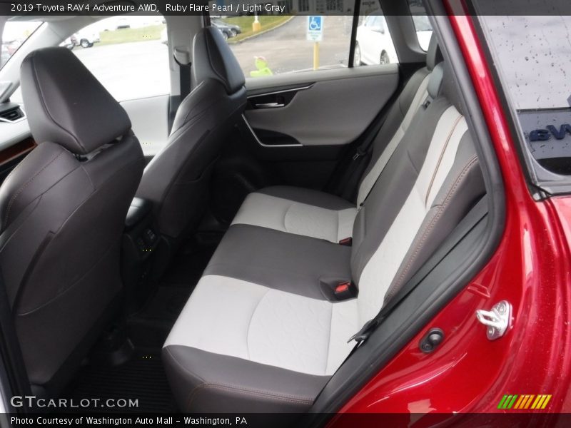 Ruby Flare Pearl / Light Gray 2019 Toyota RAV4 Adventure AWD