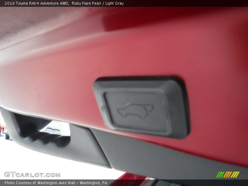 Ruby Flare Pearl / Light Gray 2019 Toyota RAV4 Adventure AWD