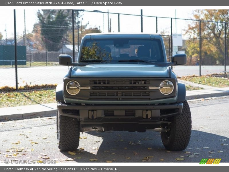 Area 51 / Dark Space Gray 2022 Ford Bronco Sasquatch 4x4 4-Door