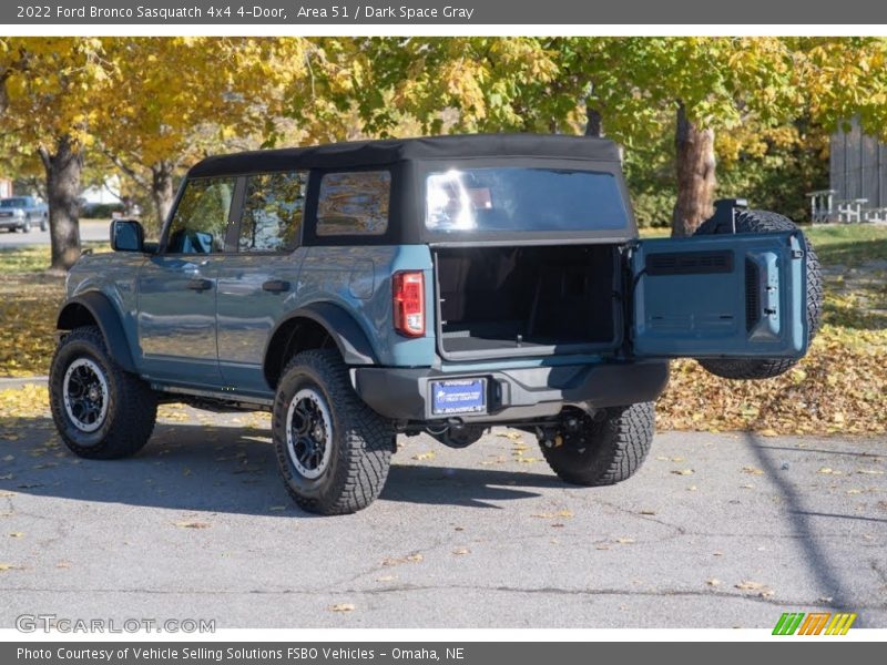 Area 51 / Dark Space Gray 2022 Ford Bronco Sasquatch 4x4 4-Door